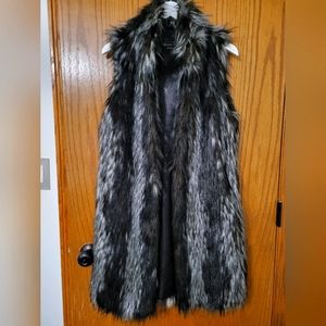 Ladies faux fur vest